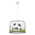 Kinder-Hängeleuchte FOOTBALL 1xE27/15W/230V d 40 cm Fußball