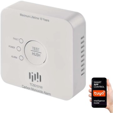 Kohlenmonoxiddetektor GoSmart 2xAA Wi-Fi Tuya