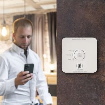 Kohlenmonoxiddetektor GoSmart 2xAA Wi-Fi Tuya