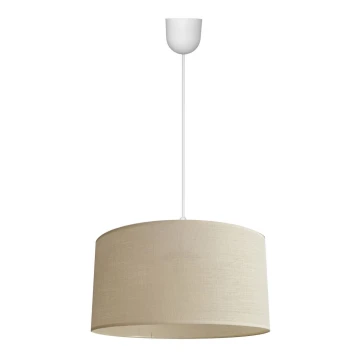 Kronleuchter an einer Schnur ALBA 1xE27/60W/230V d. 40 cm beige