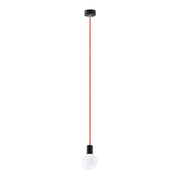 Kronleuchter na Lanku EDISON 1xE27/60W/230V orange