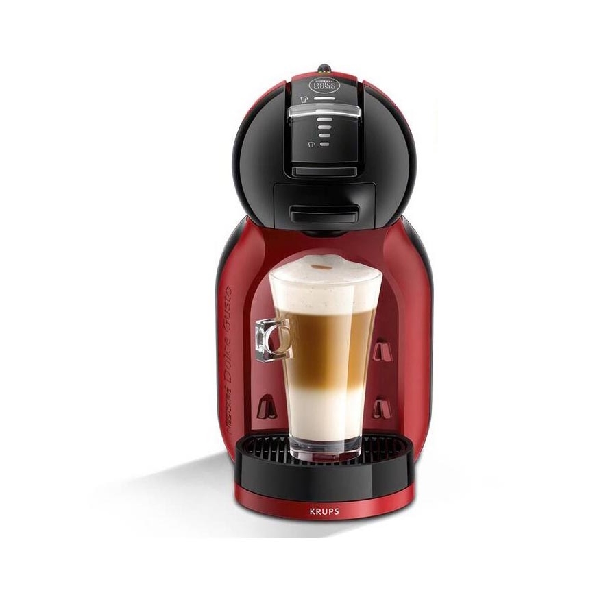 Krups - Kapsel-Kaffeemaschine NESCAFÉ DOLCE GUSTO MINI ME 1500W/230V rot/schwarz