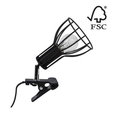 Lampe mit Clip MEGAN 1xE14/40W/230V – FSC-zertifiziert