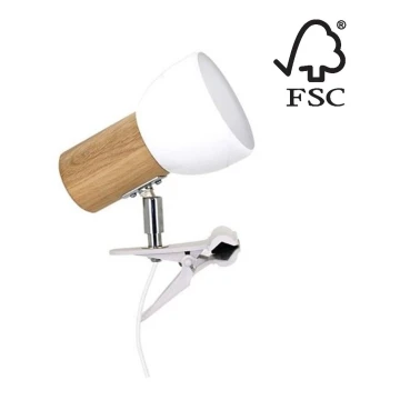 Lampe mit Clip SVENDA 1xE27/60W/230V – FSC-zertifiziert