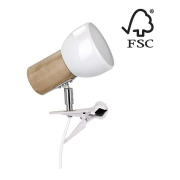 Lampe mit Clip SVENDA 1xE27/60W/230V – FSC-zertifiziert