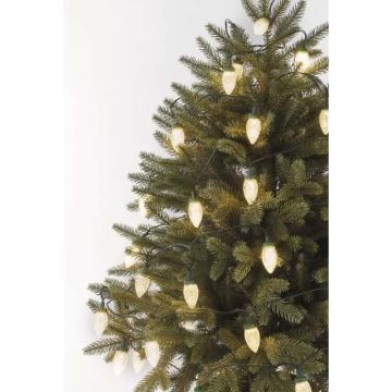 LED Außen-Weihnachtskette 50xLED/8 funkcí 14,8 m IP44 warmweiß