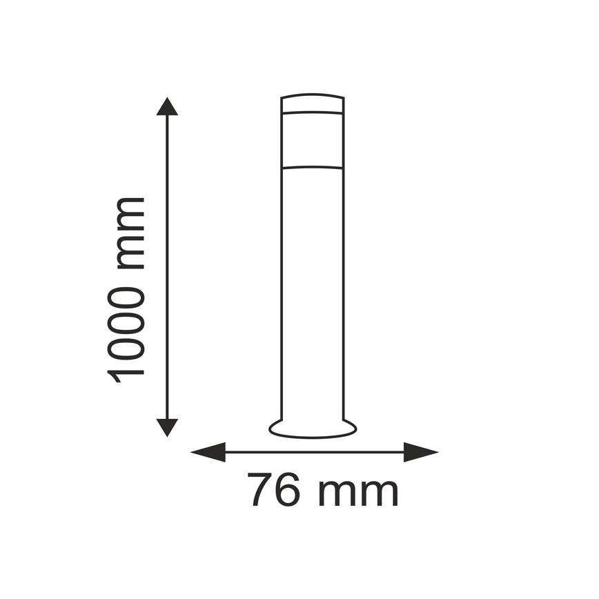 LED-Außenleuchte LIVIA 1xE27/11W/230V IP44