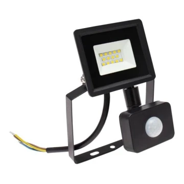 LED-Außenstrahler mit Sensor NOCTIS LUX 3 LED/10W/230V 4000K IP44 schwarz