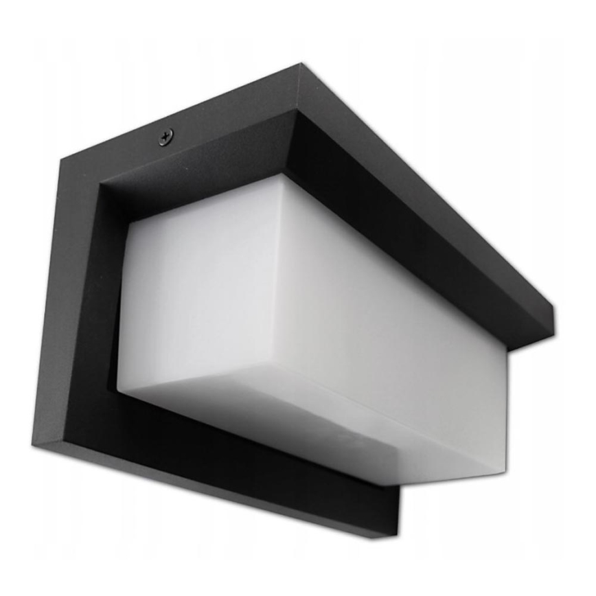 LED Außenwandleuchte LED/12W/230V IP54 schwarz
