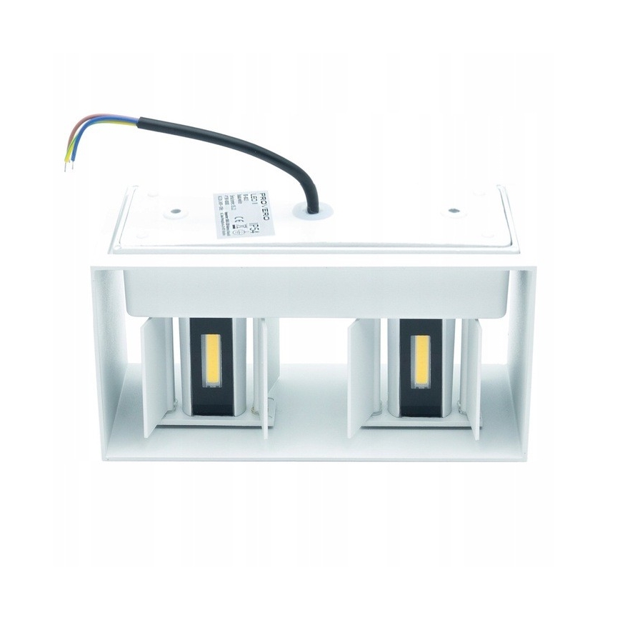 LED Auβen-Wandbeleuchtung LED/12W/230V IP54 weiß