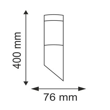 LED-Auβenleuchte LIVIA 1xE27/6W/230V IP44