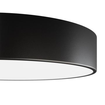 LED-Deckenleuchte CLEO LED/96W/230V 3000K d 80 cm schwarz