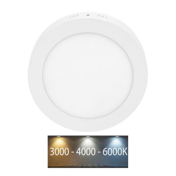 LED-Deckenleuchte für Badezimmer LADA LED/18W/230V 3000/4000/6000K d 22 cm IP44 weiß