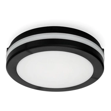 LED-Deckenleuchte für Badezimmer LED/12W/230V 3000/4000/6500K IP65 d 20 cm schwarz