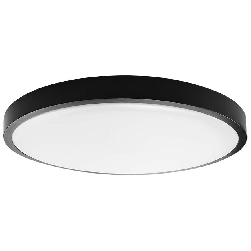 LED-Deckenleuchte für Badezimmer LED/18W/230V IP44 3000K d 25 cm schwarz