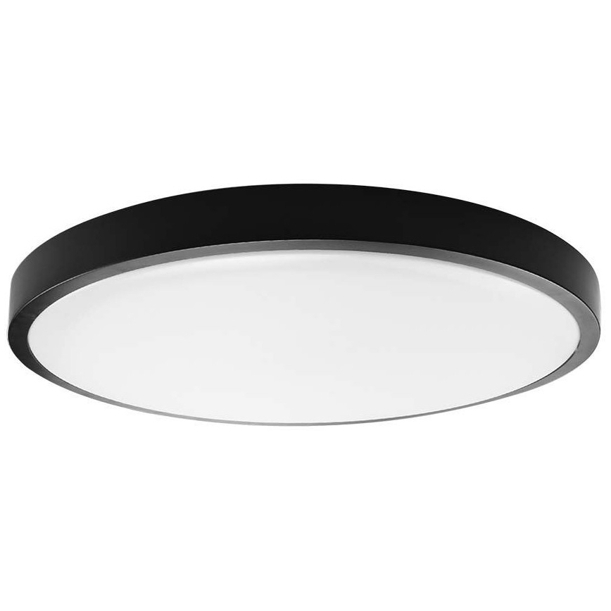 LED-Deckenleuchte für Badezimmer LED/18W/230V IP44 4000K d 25 cm schwarz