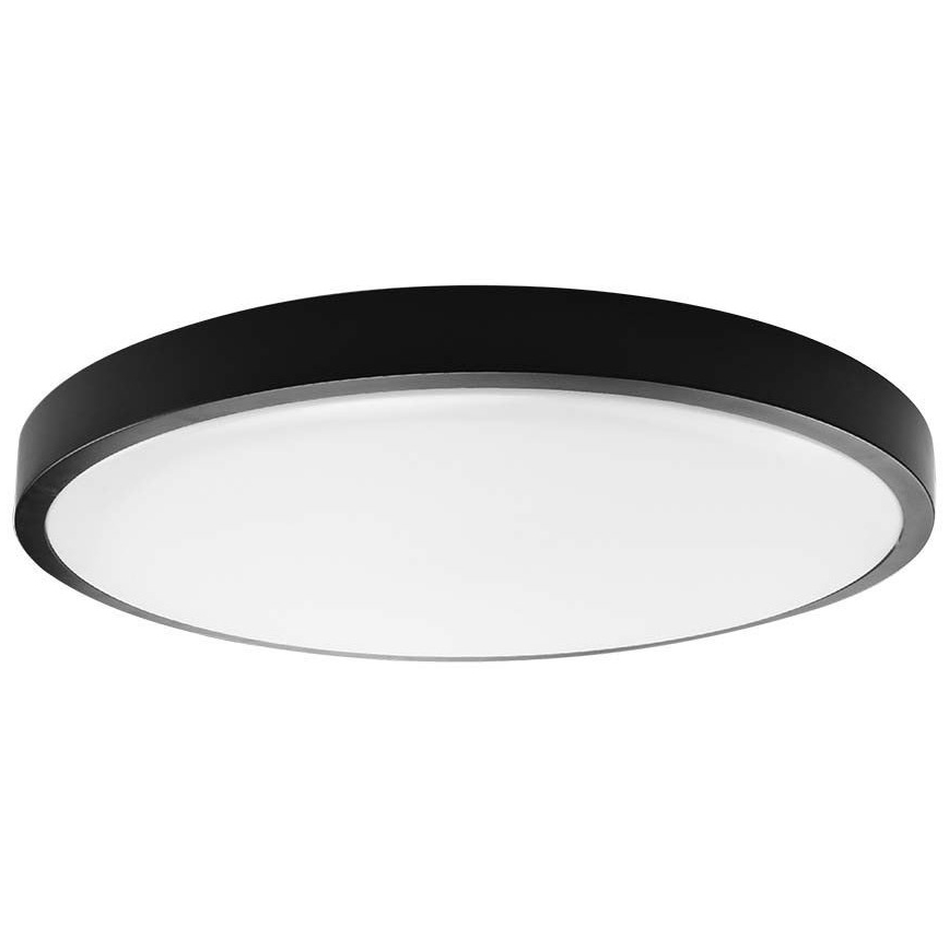 LED-Deckenleuchte für Badezimmer LED/18W/230V IP44 6500K d 25 cm schwarz