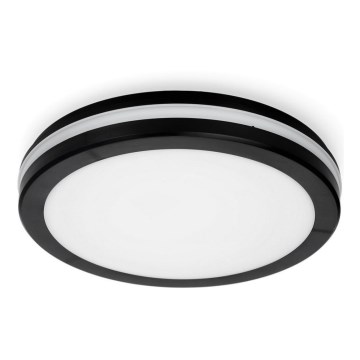 LED-Deckenleuchte für Badezimmer LED/24W/230V 3000/4000/6500K IP65 d 30 cm schwarz