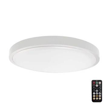 LED-Deckenleuchte für Badezimmer mit Sensor SAMSUNG CHIP LED/36W/230V IP44 4000K d 42 cm weiß + Fernbedienung