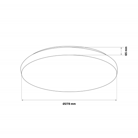 LED-Deckenleuchte für Badezimmer PIRIUS LED/12W/230V d 28 cm IP44
