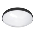 LED-Deckenleuchte für das Badezimmer CIRCLE LED/12W/230V 4000K d 25 cm IP44 schwarz