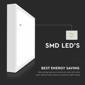 LED-Deckenleuchte fürs Badezimmer LED/24W/230V 3000K IP44 weiß