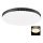 LED-Deckenleuchte fürs Badezimmer MOON LED/18W/230V schwarz IP44