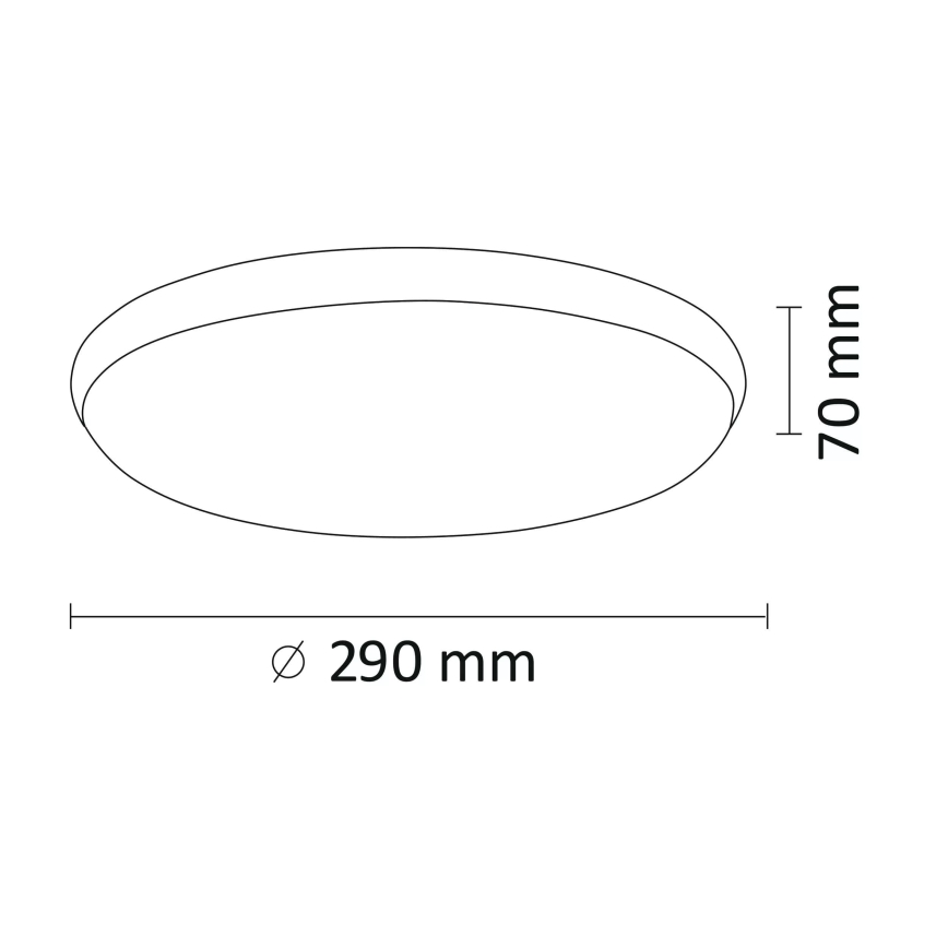 LED Deckenleuchte KERN LED/15W/230V Durchschn. 29 cm