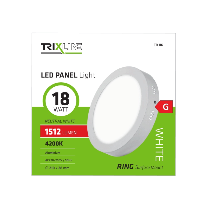 LED Deckenleuchte LED/18W/230V 4200K