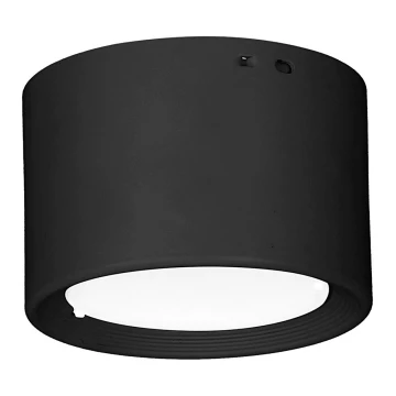 LED-Deckenleuchte LED/6W/230V schwarz d 8 cm