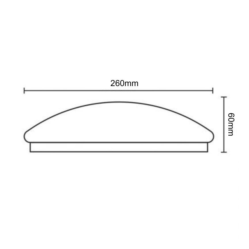 LED-Deckenleuchte mit Sensor OPAL LED/12W/230V 4000K