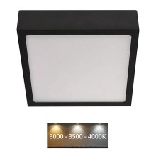 LED-Deckenleuchte NEXXO LED/12,5W/230V 3000/3500/4000K 17x17 cm schwarz