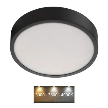 LED-Deckenleuchte NEXXO LED/21W/230V 3000/3500/4000K d. 22,5 cm schwarz