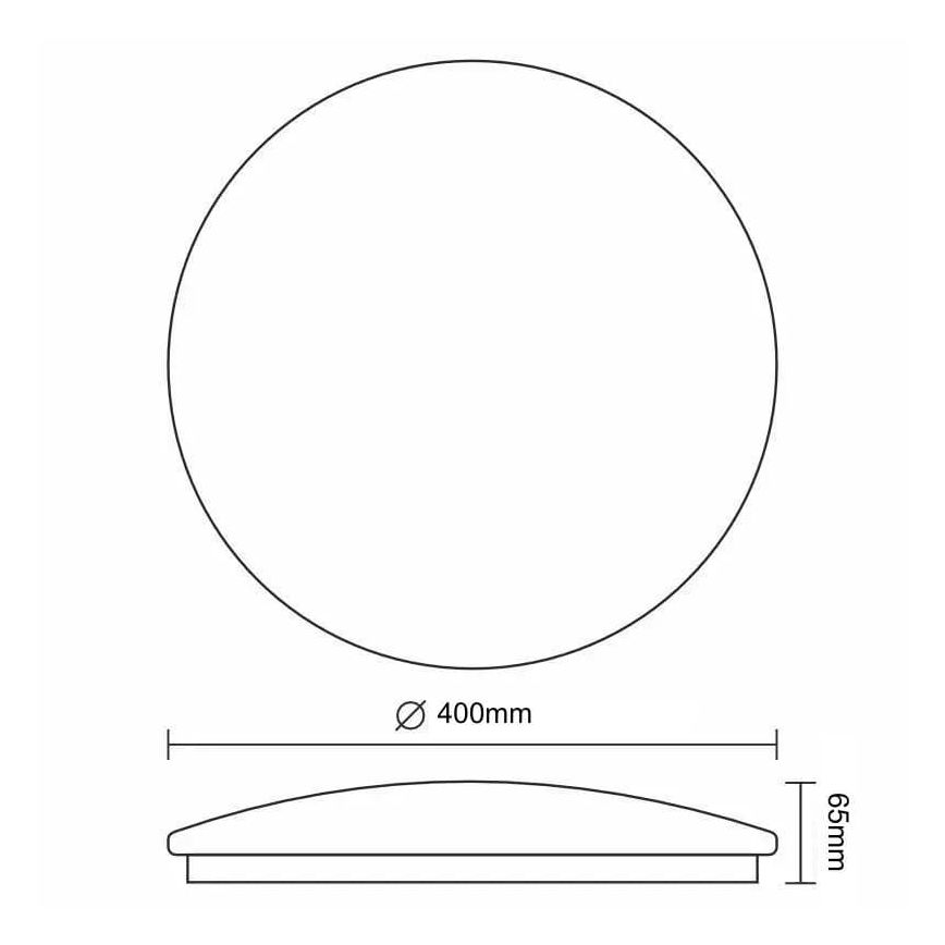 Dimmbare LED-Deckenleuchte OPAL LED/36W/230V 3000-6500K + Fernbedienung