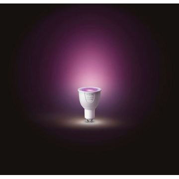 LED Dimmbare Glühbirne Philips HUE WHITE AND COLOR AMBIANCE GU10/5,7W/230V