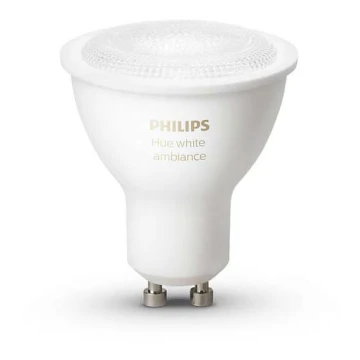 LED dimmbare Glühbirne RGB Philips Hue WHITE AMBIANCE 1xGU10/5,5W/230V 