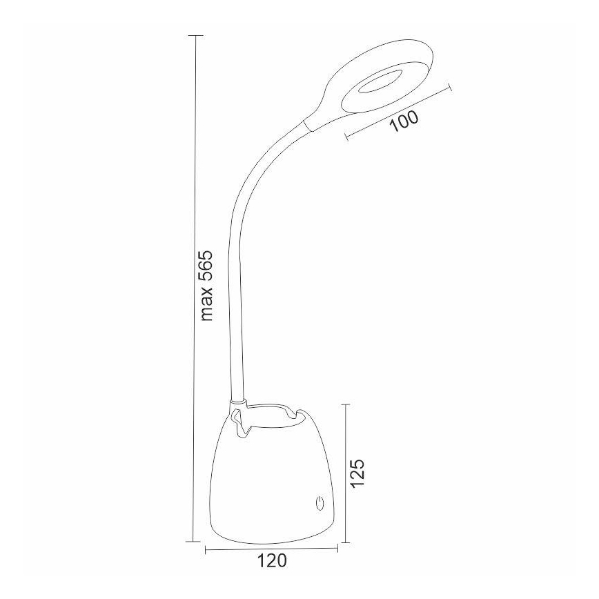 LED Dimmbare Touch-Tischleuchte ALEXA LED/5W/230V