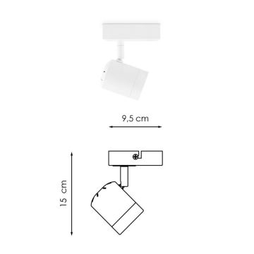 LED dimmbarer Strahler MANU 1xGU10/5,8W/230V weiß