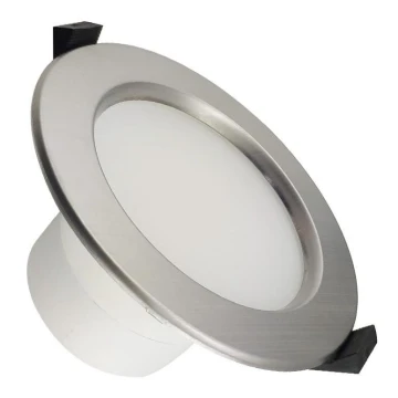 LED Einbauleuchte fürs Badezimmer LED/10W/230V 4000K silbern IP44
