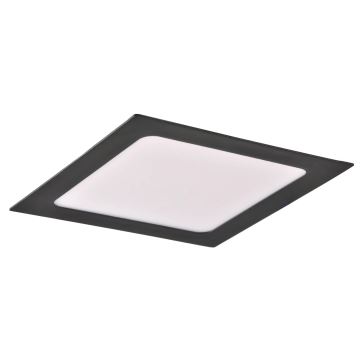 LED-Einbauleuchte RIGEL LED/10W/230V 4000K 16,8x16,8 cm schwarz