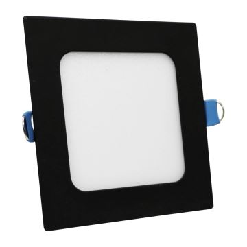 LED-Einbauleuchte RIGEL LED/4,8W/230V 4000K 11,8x11,8 cm schwarz