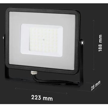 LED-Flutlicht SAMSUNG CHIP LED/50W/230V 4000K IP65 schwarz