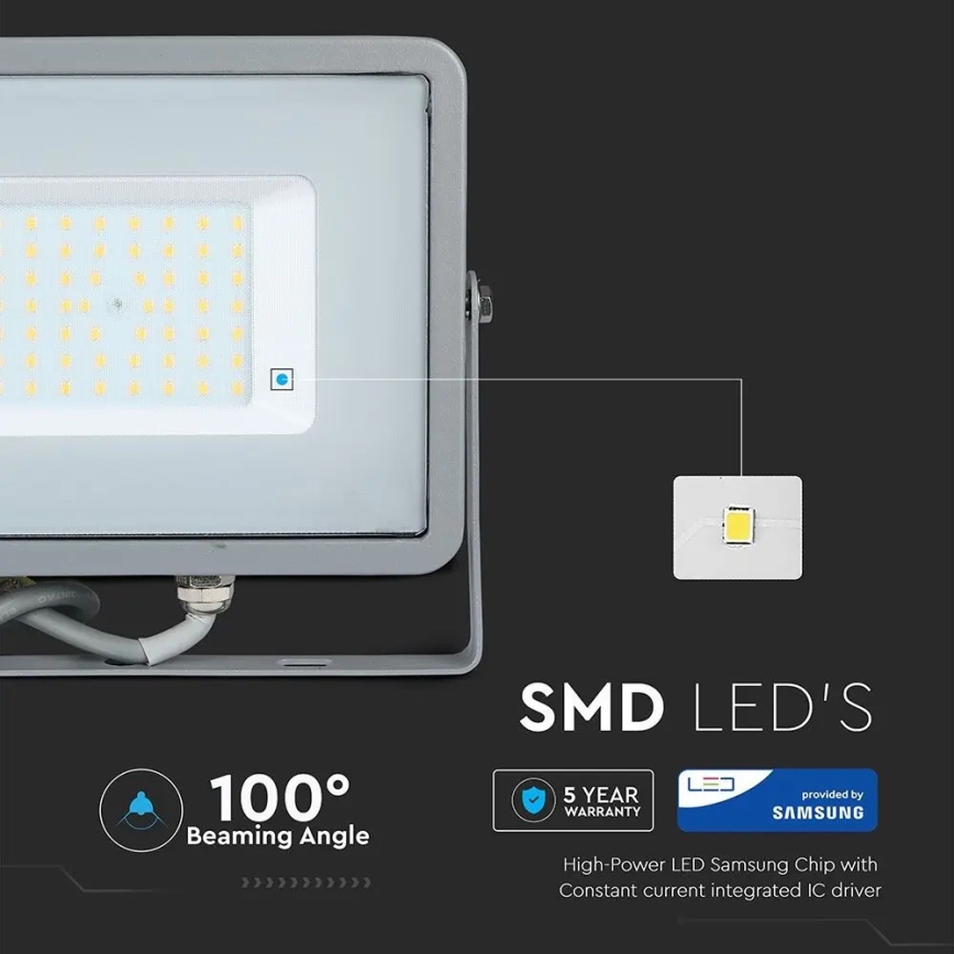 LED-Flutlicht SAMSUNG CHIP LED/50W/230V 6400K IP65