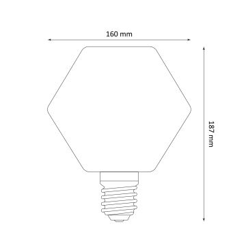 LED Glühbirne DECO VINTAGE E27/4W/230V 1800K