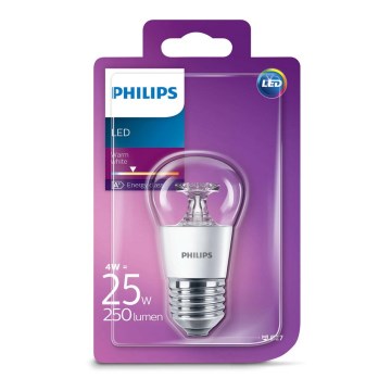 LED Glühbirne E27/4W/230V 2700K - Philips