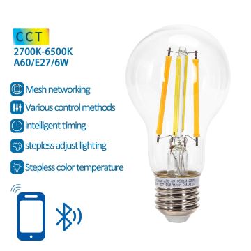 LED-Glühbirne FILAMENT A60 E27/6W/230V 2700-6500K - Aigostar