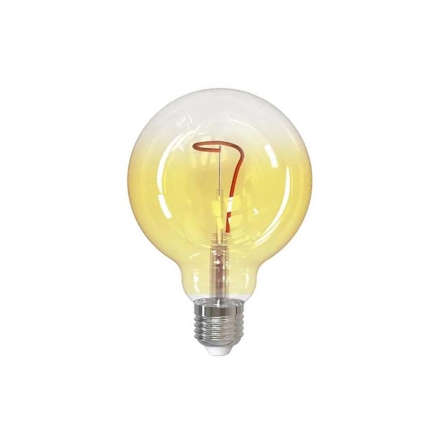 LED-Glühbirne FILAMENT SHAPE G95 E27/4W/230V 1800K gelb