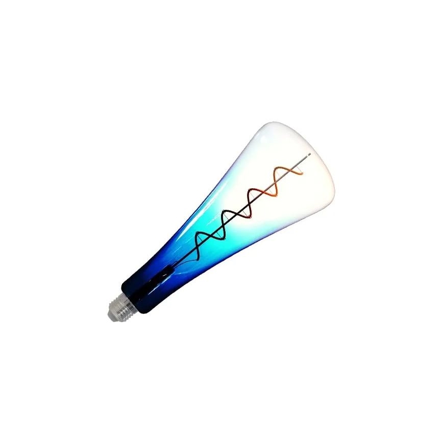 LED-Glühbirne FILAMENT SHAPE T110 E27/5W/230V 1800K blau