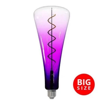 LED-Glühbirne FILAMENT SHAPE T110 E27/5W/230V 1800K violett