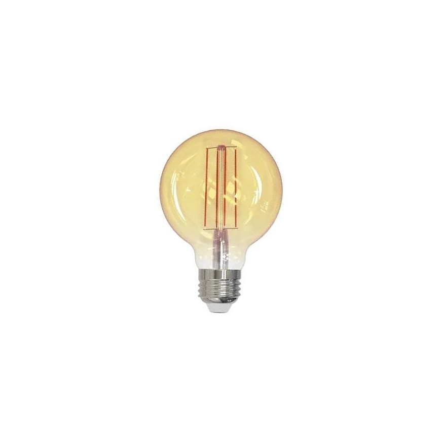 LED-Glühbirne FILAMENT SLIM VINTAGE G80 E27/4,5W/230V 1800K